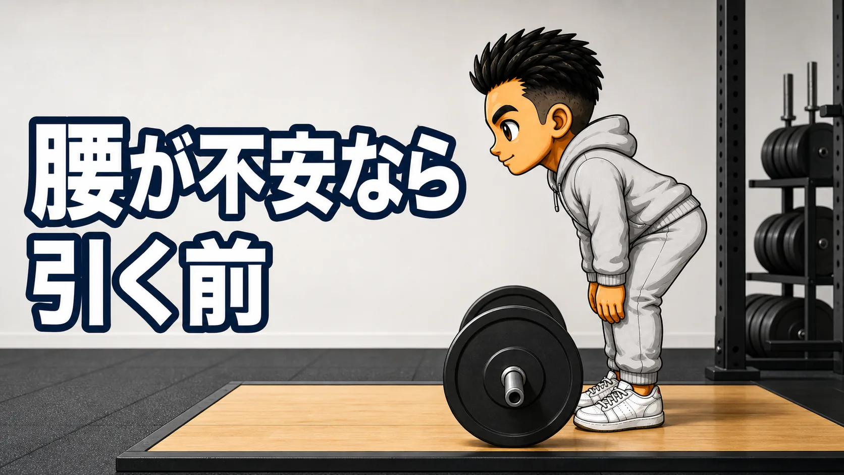 デッドリフトで腰が不安な人は「引く前」を見直す